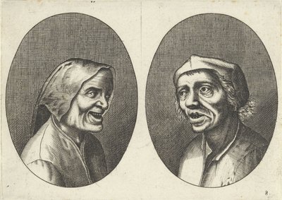 Goë Geurtjen and Kribbighe Babbe, 1612-1702 by Pieter The Elder after Brueghel
